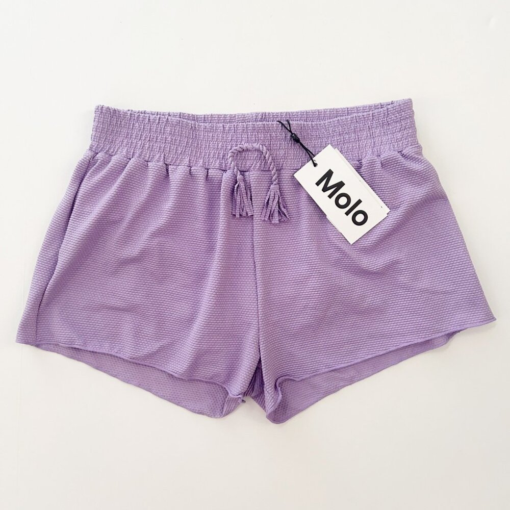 Molo Girls Size 15/16 Nicci Purple Lined Swim Shorts